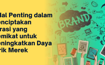 BLOG 29 Meningkatkan Daya Tarik Merek: 6 Hal Penting dalam Menciptakan Narasi yang Memikat